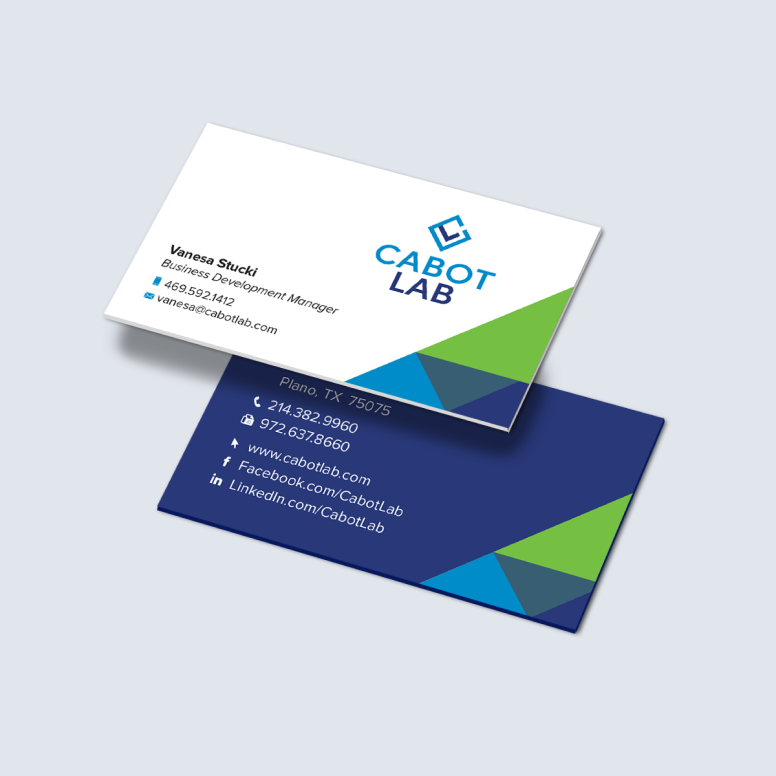 Cabot Lab, Business Card Design